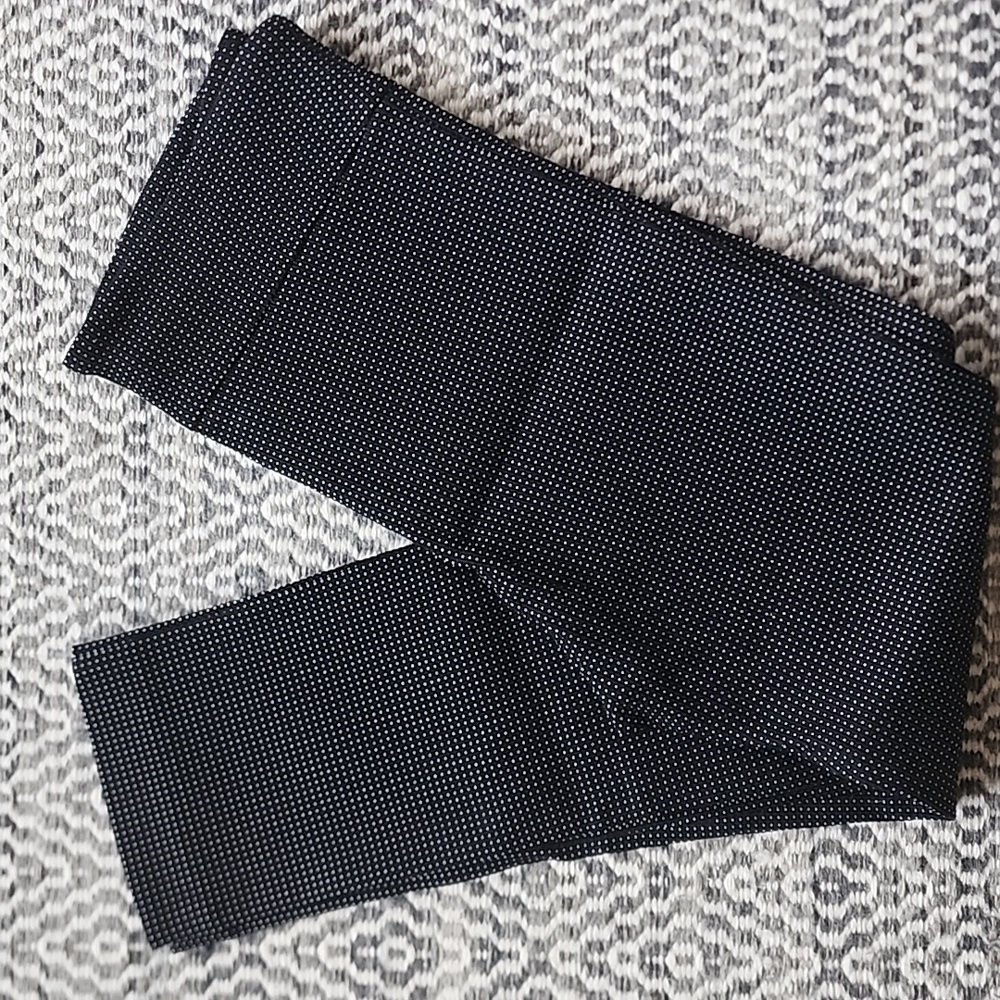 Pants, black and white dots, size 12